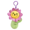 Flower Backpack Clip Plush Toys Wholesale Case of 240