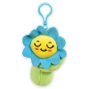 Flower Backpack Clip Plush Toys 5" Each
