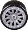 Duncan Wheels yo-yo in gray, front view