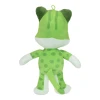 Super Mario Luigi Cat Suit plush, 12 inch, back view showing the tail