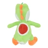 Super Mario green Yoshi plush, 12 inch, back view showing the shell