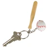 Wooden Bat with Baseball Keychain Toys Wholesale Case of 600