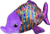 Fish Purple Rainbow Sequins Soft Plush Toy by Gitzy 12 Inch Main Picture
