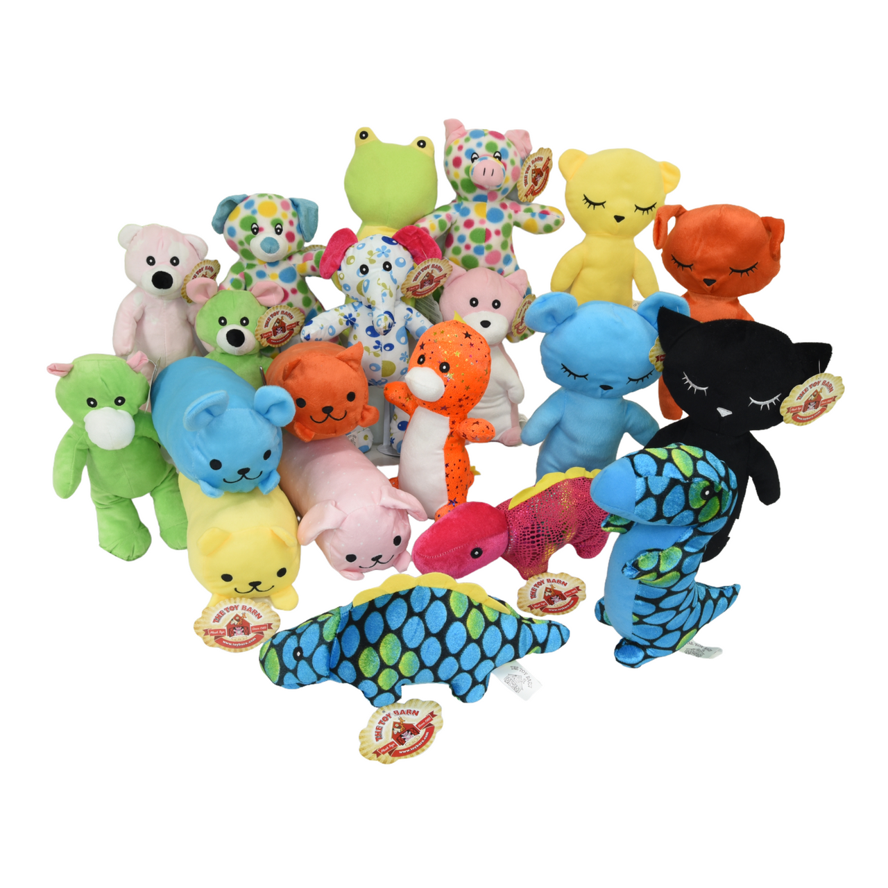 Stuffed Animal Medium Plush Toy Variety Mix 10-12 Inch in 12 to 200 Piece  Kits