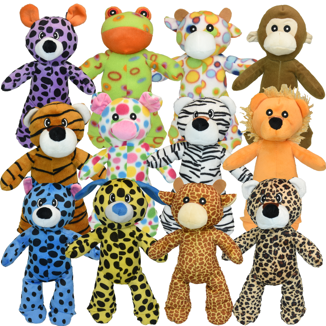 Stuffed Animals 7 to 9-inch Small Plush Toy Mix 16 asst. Case Pack 144,  $1.75 ea, FREE SHIPPING