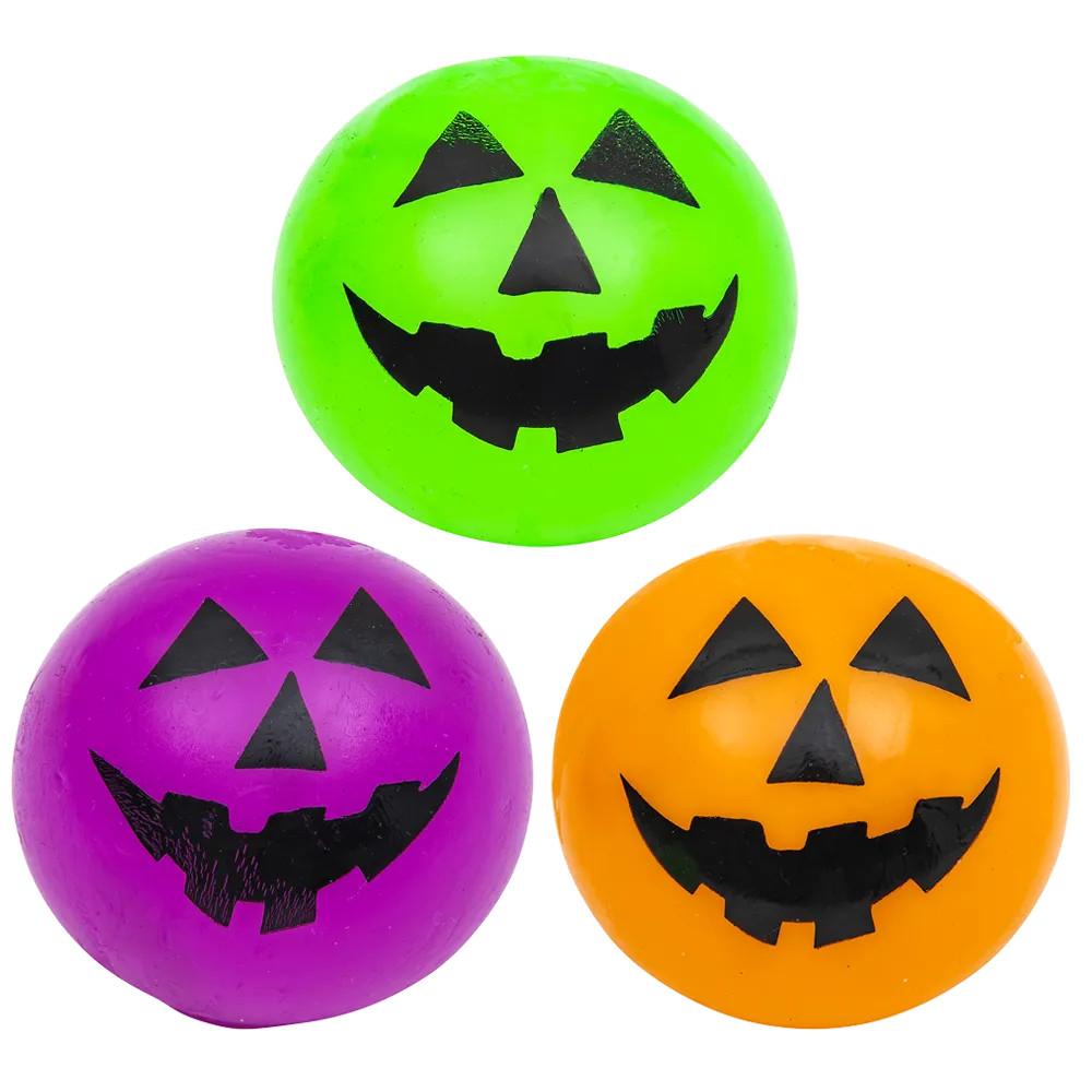 Bulk 144 Splat Jack-O-Lantern Toys, 2.25