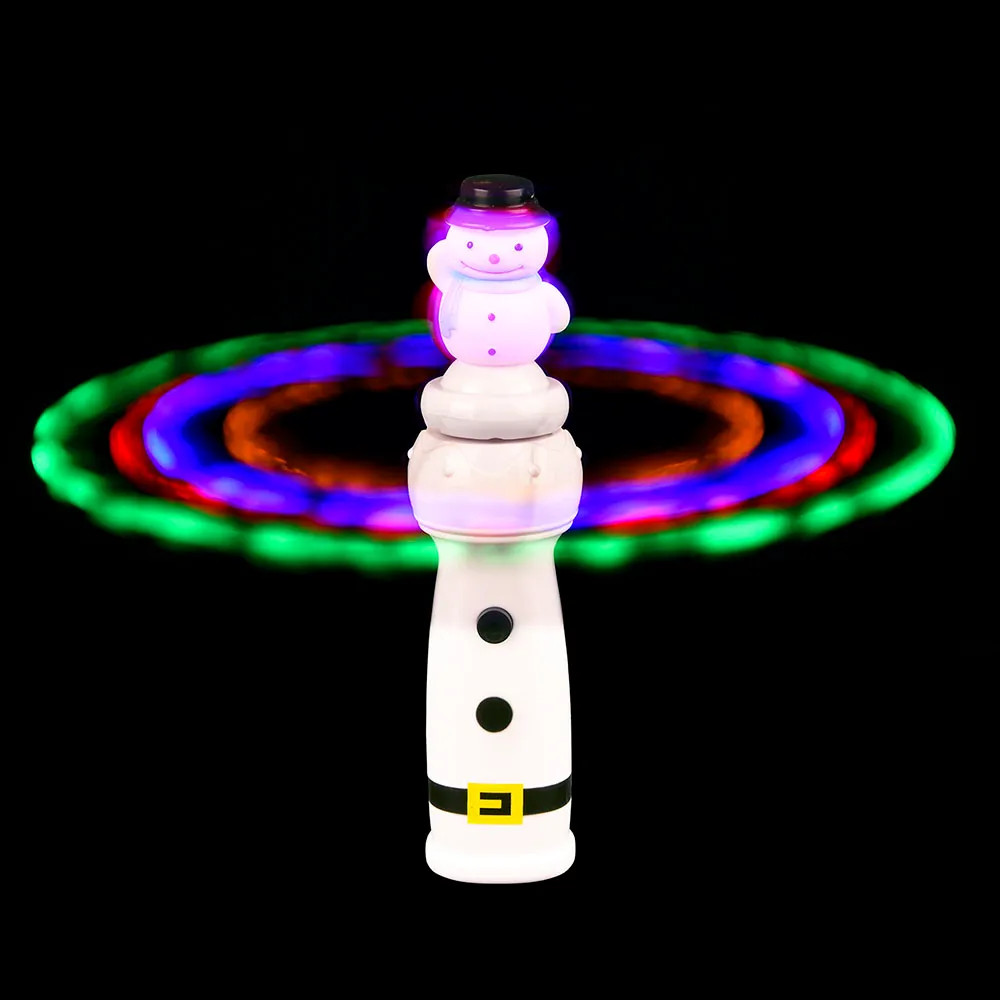 Light-Up Snowman Spinning Orbit Wand 96-Pack (7.5