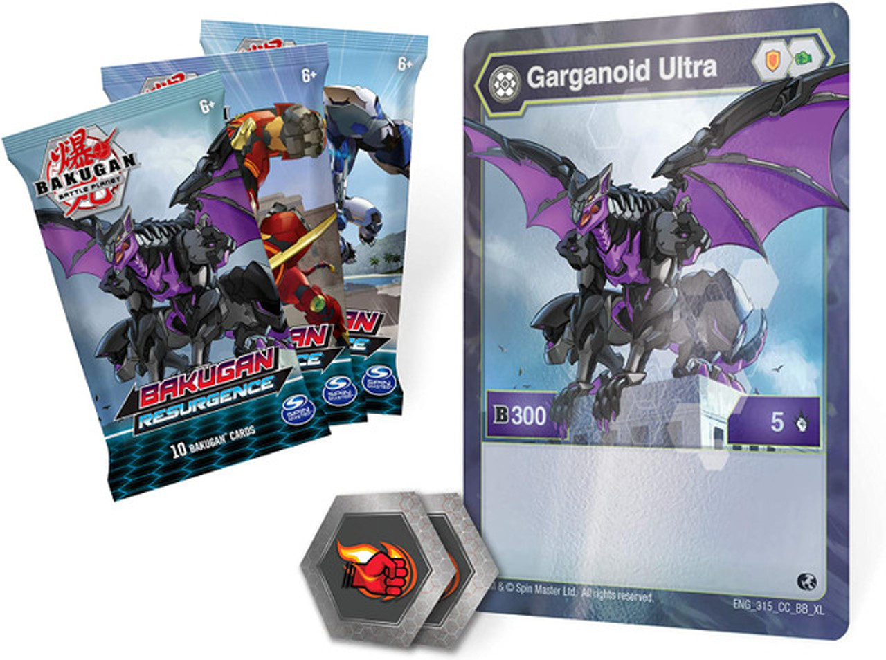 TOYBARN : Bakugan, Deluxe Battle Brawlers Card Collection Garganoid