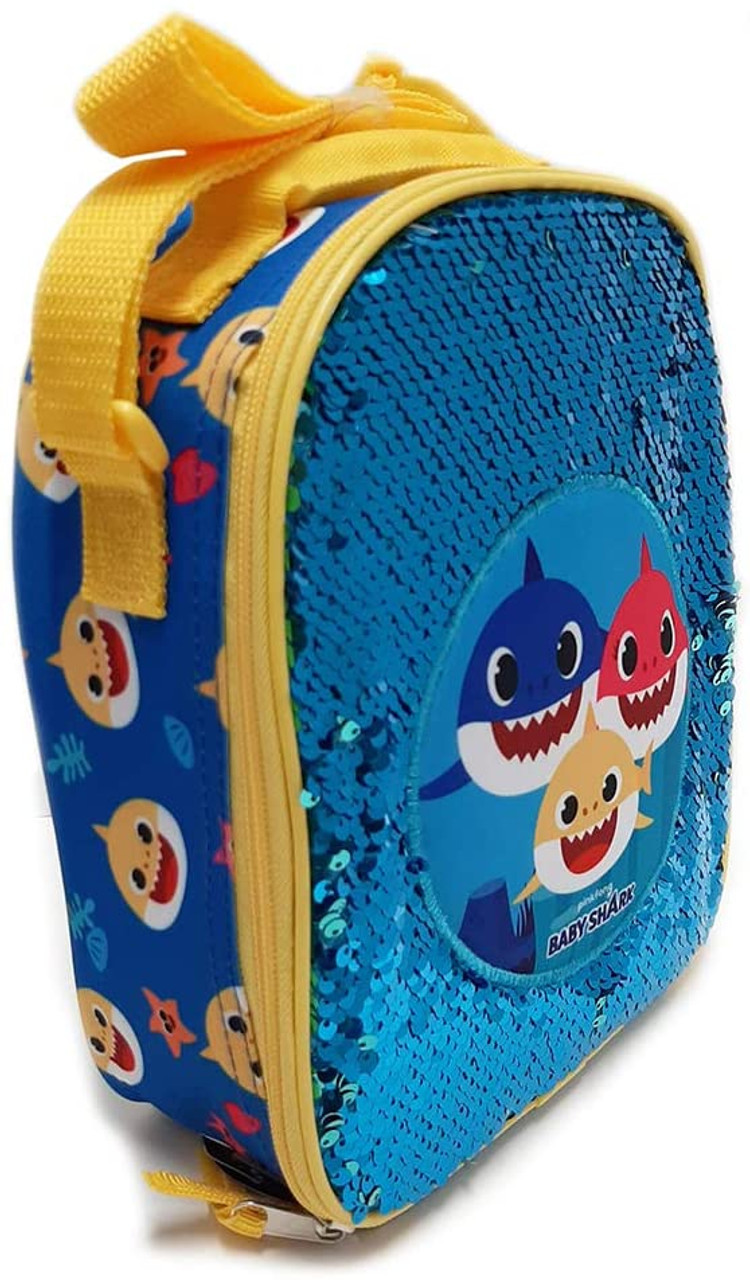 Smash Insulated Animal Lunch Bag Set - Blue, Shark