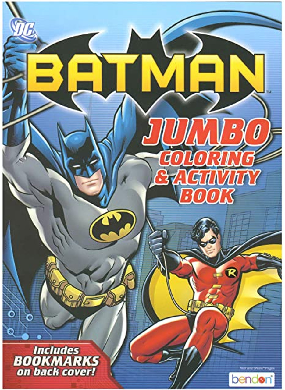 DC comics: Batman Jumbo coloring & activity 2-pack books by Bendon Inc,  Paperback