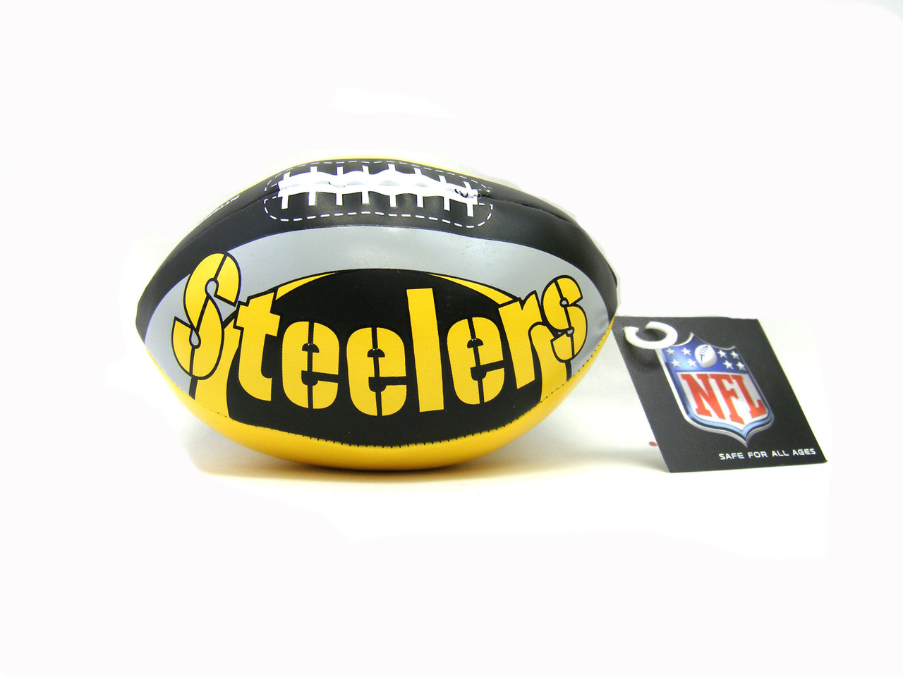 TOYBARN : Pittsburgh Steelers Soft Mini Vinyl Football 6 Inch