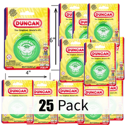 Duncan Butterfly Yo-Yo - 25-Pack Bulk