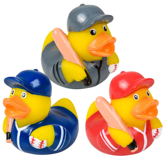 Baseball Rubber Duckies Bulk 576 Pieces