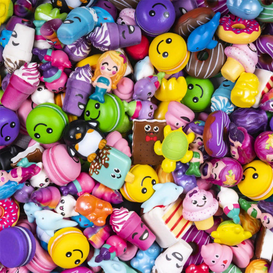 Mini Squish Toys Mix Bulk 288 Pieces