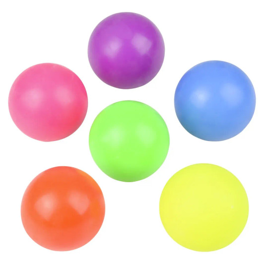 Squish Sticky Neon Orb Toys Bulk 144 Pieces