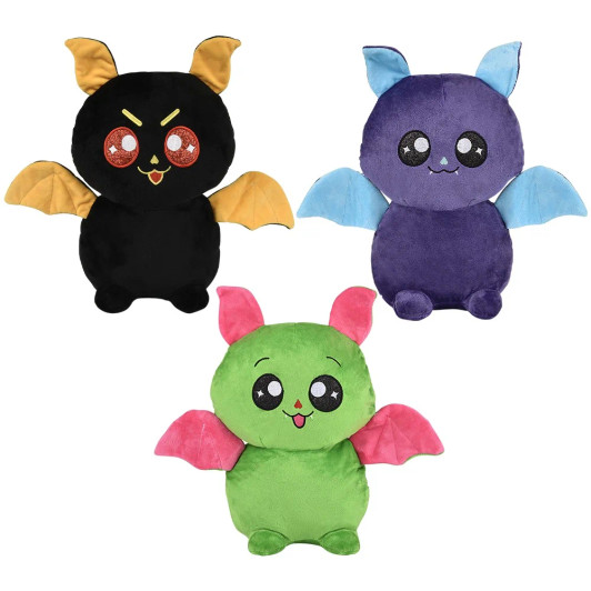 Halloween Bat Plush Toys Bulk 24 Pieces