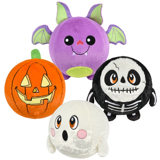 Halloween bladder plush 16 inch 4 styles assortment