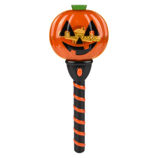 Swirl jack o lantern wands 12.5 inch
