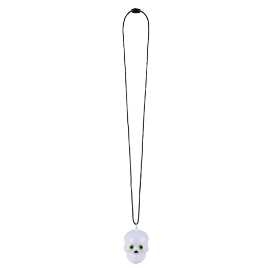 Skull necklaces 25 inch light up front view
