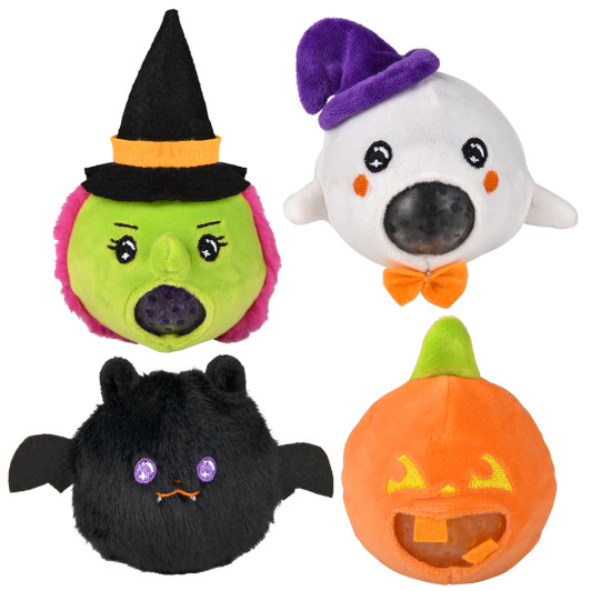 Halloween squeezy bead plush 3 inch front