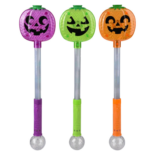 Jack o lantern magic ball wands 3 colors