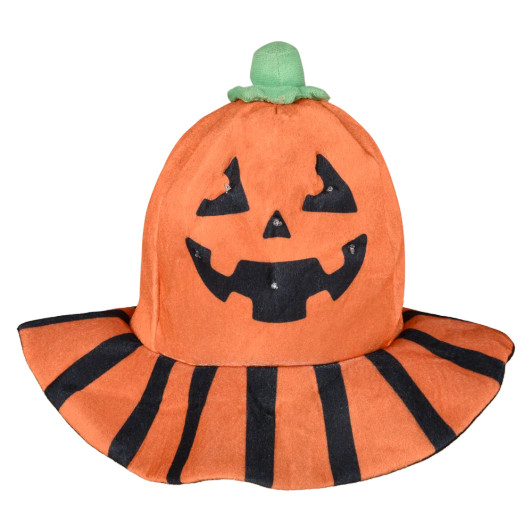 Halloween Light-Up Jack-O-Lantern Hats Bulk 36 Pieces