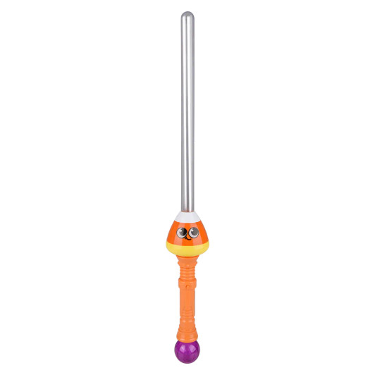 Halloween Candy Corn Light-Up Magic Ball Swords Bulk 24 Pieces