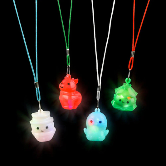 Flashing Christmas Necklaces Bulk 288 Pieces