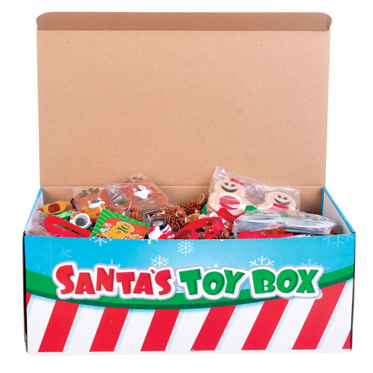 Santa's toy box 400-pack Christmas assortment primary front view