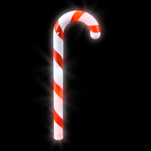 Christmas Light-Up Candy Canes Bulk 144 Pieces
