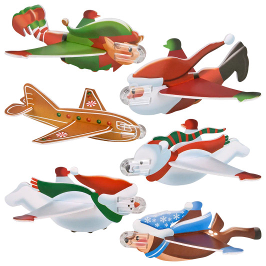 Mini Christmas Glider Toys Bulk 1,152 Pieces