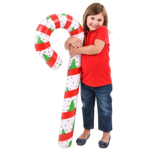 Inflatable Christmas Candy Canes Bulk 144 Pieces