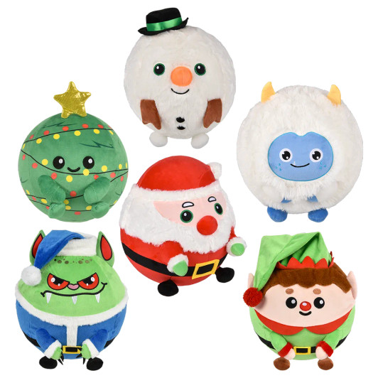Christmas Xmas Bladder Ball Toys Bulk 60 Pieces