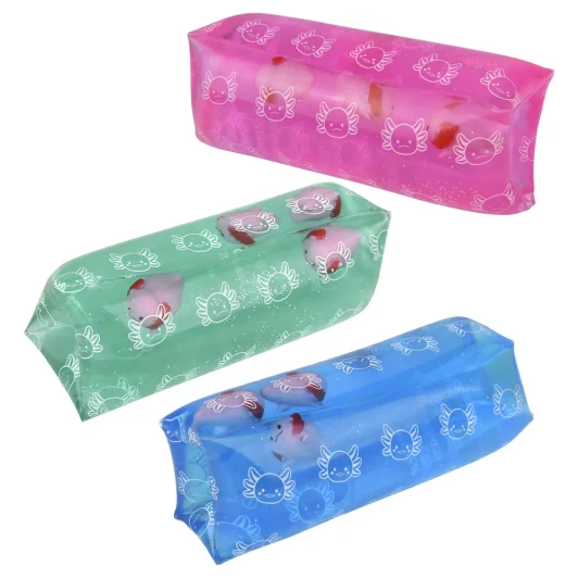 Jumbo Axolotl Water Wiggler Toys Bulk 48 Pieces