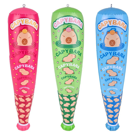 Inflatable Capybara Mini Baseball Bat Toys Bulk 288 Pieces