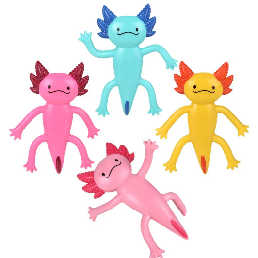 Bendable Axolotl Toys Bulk 288 Pieces