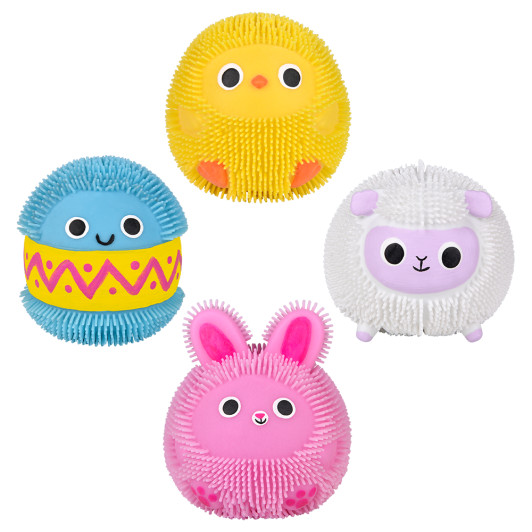 Easter Puffer Toy Mix Bulk 144 Pieces