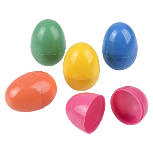 Bulk color plastic Easter eggs bulk 2,000 pieces 2.25 inch 6 colors.