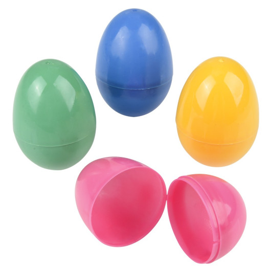 Hinged Plastic Easter Eggs Bulk 500 Pieces