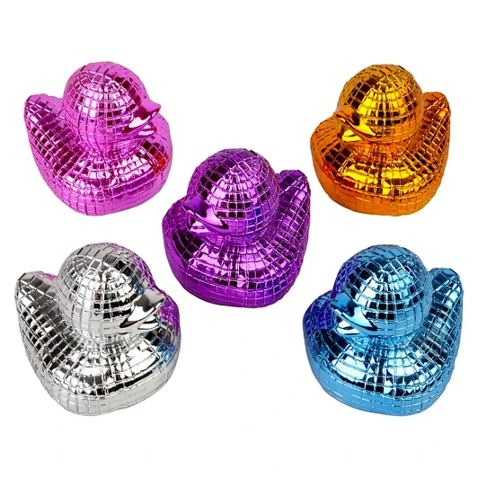 Disco Ball Chrome Duckies Bulk 288 Pieces