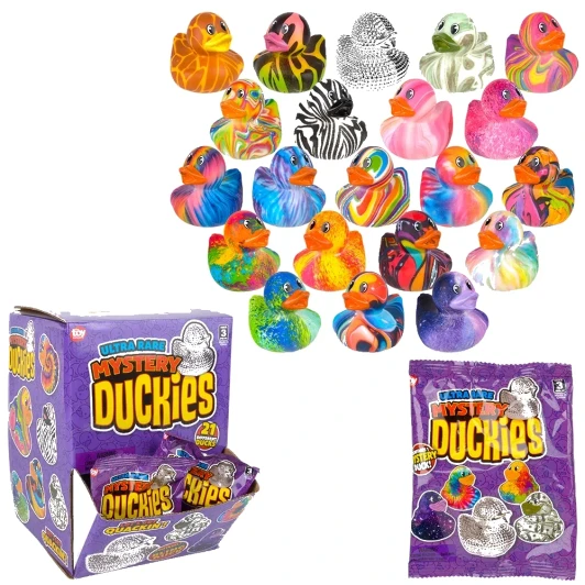 Blind Bag Rubber Duckies with Ultra Rare Duckies Bulk 144 Pieces