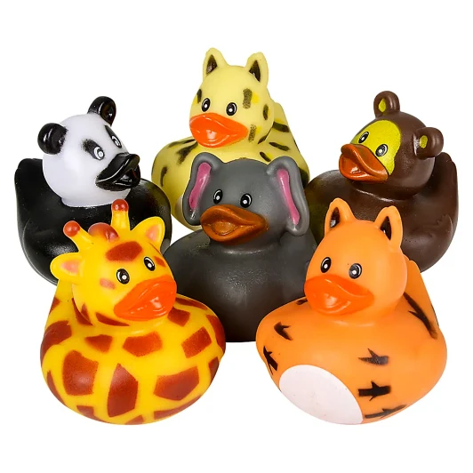 Zoo Animal Rubber Duckies Bulk 576 Pieces