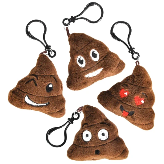 Plush Poop Keychain Toys Bulk 432 Pieces