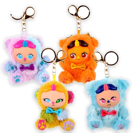 Doll Collection Mini Plush Backpack Clip-Ons Bulk 144 Pieces