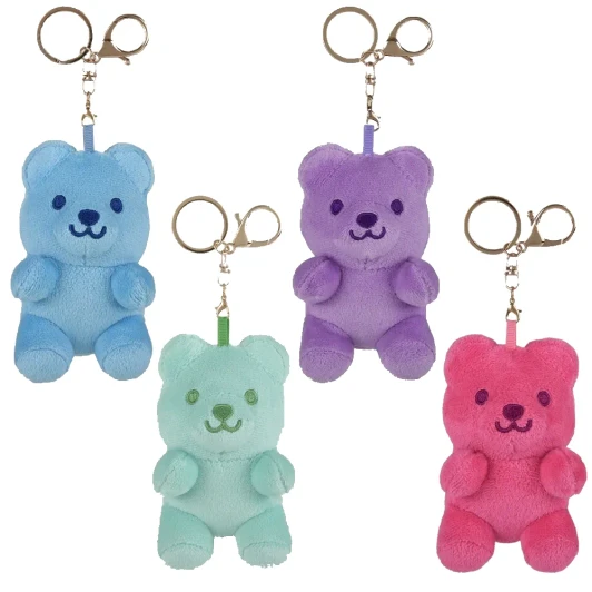 Yummy Bear Plush Backpack Clip-On Bulk 144 Pieces