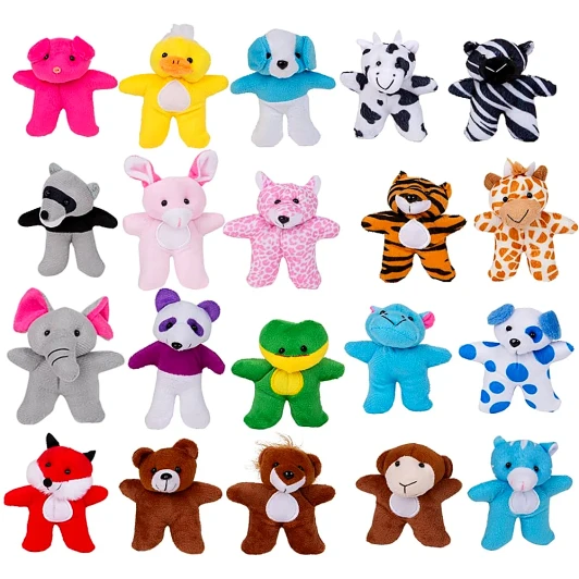 Plush Mini Animal Toy Mix Bulk 300 Pieces