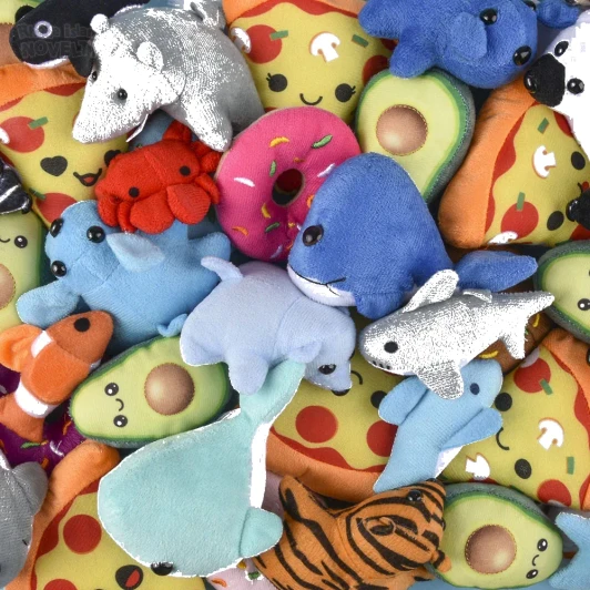 Mini Plush Toy Mix Bulk 288 Pieces
