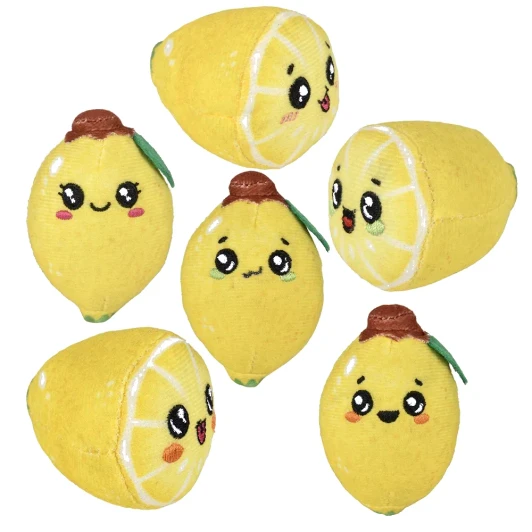 Mini Plush Lemon Toys Bulk 144 Pieces