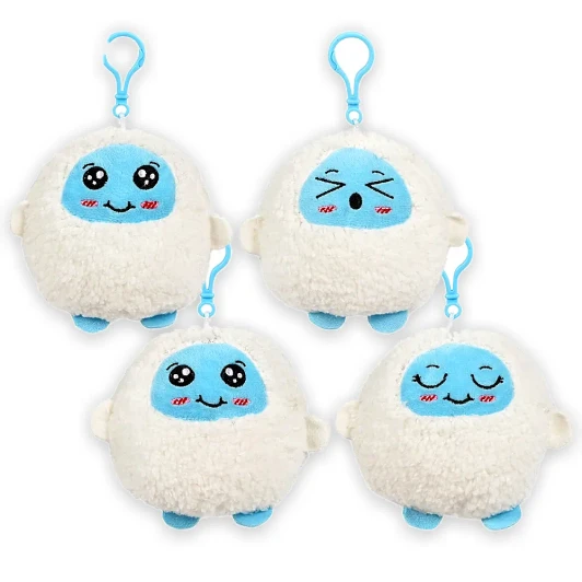 Yeti Backpack Clip Plush Toys Bulk 240 Pieces