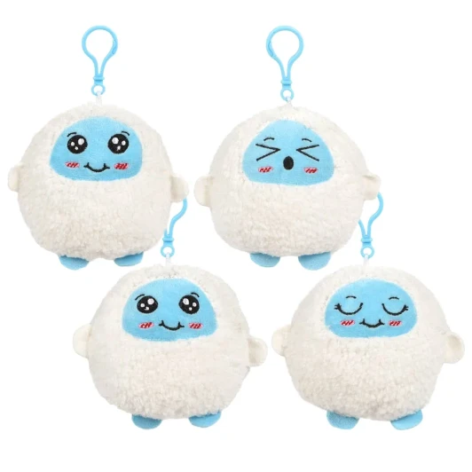 Yeti Backpack Clip Plush Toys Bulk 240 Pieces